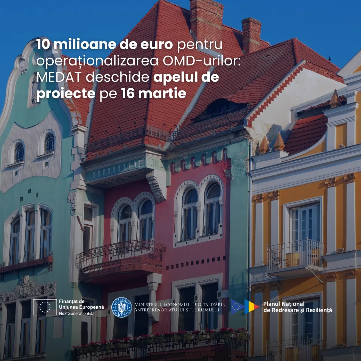 The Ministry of Economy is funding the operationalisation of DMOs in Romania with 10 million euro